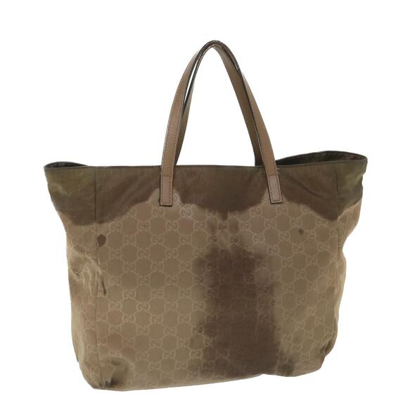 GUCCI GG Canvas Tote Bag Brown - Picture 3 of 12